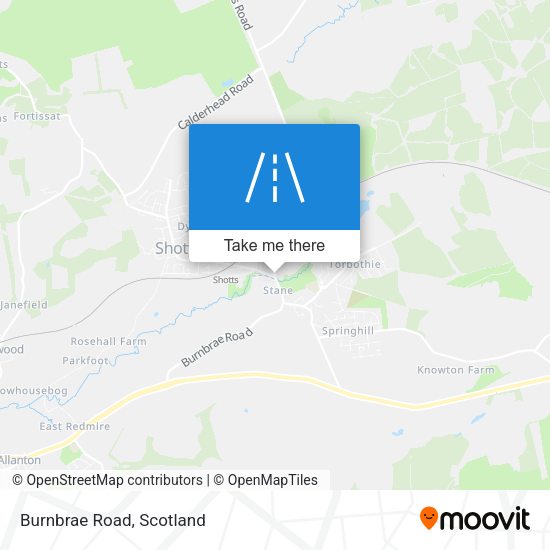 Burnbrae Road map