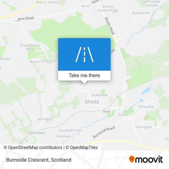 Burnside Crescent map