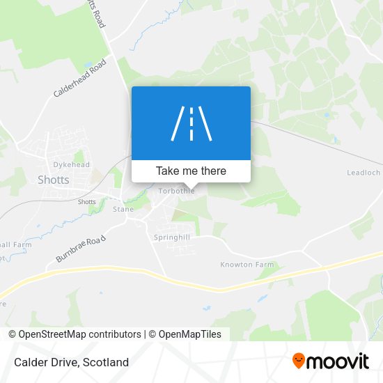 Calder Drive map