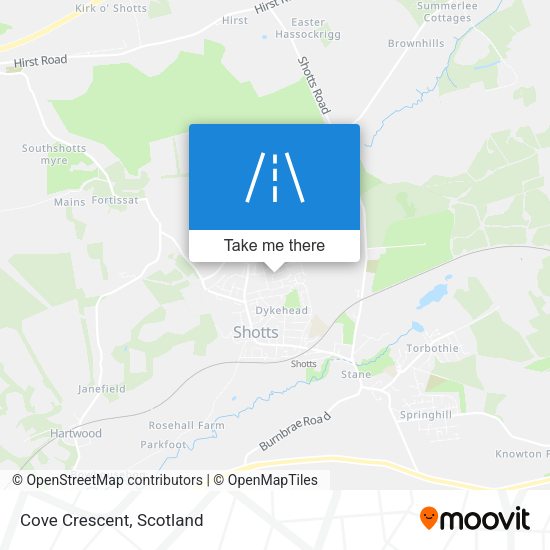 Cove Crescent map