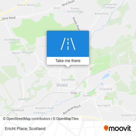 Ericht Place map