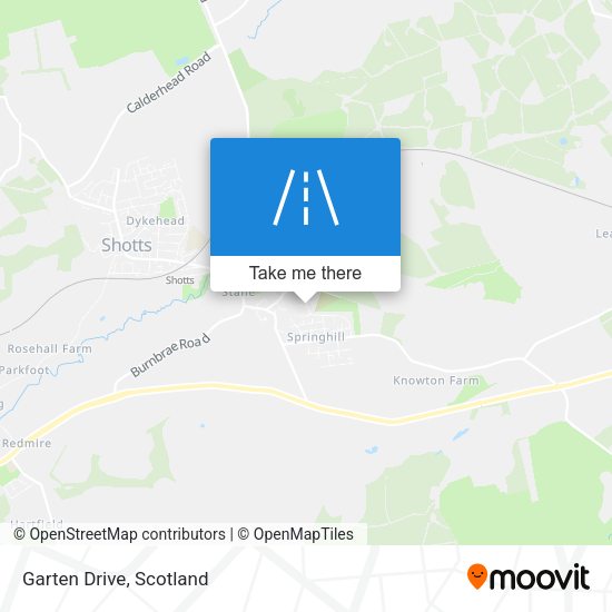 Garten Drive map