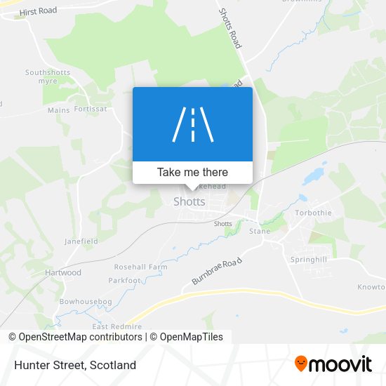 Hunter Street map