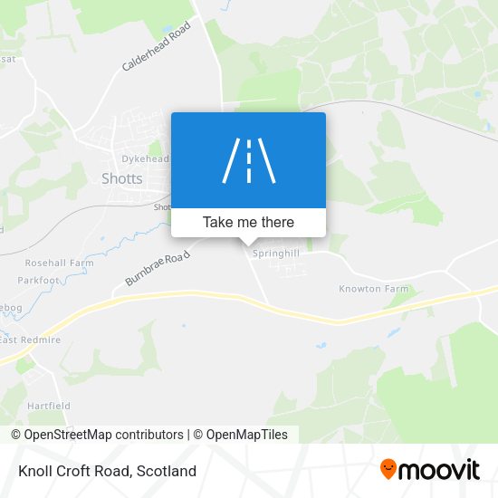 Knoll Croft Road map