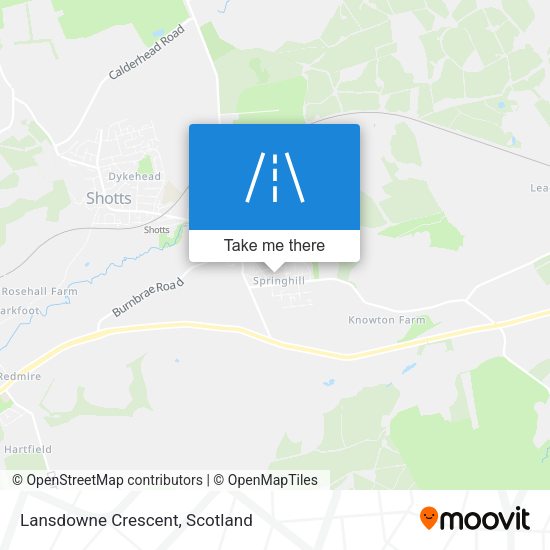 Lansdowne Crescent map