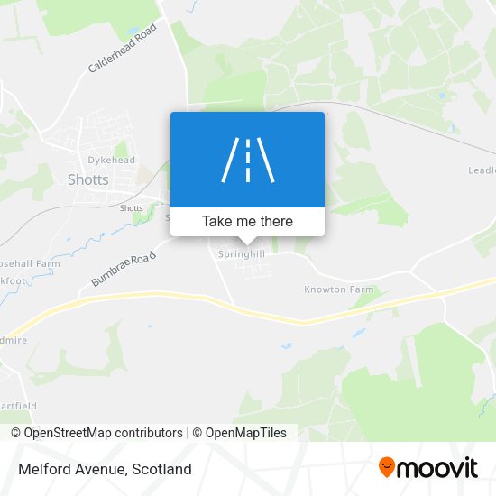Melford Avenue map
