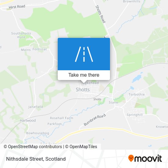 Nithsdale Street map