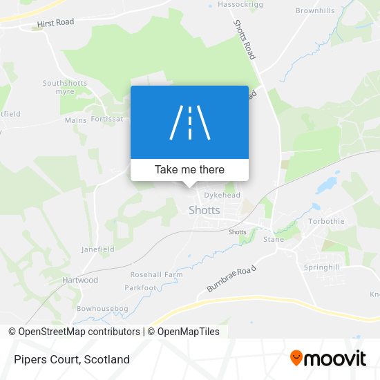 Pipers Court map