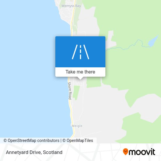 Annetyard Drive map