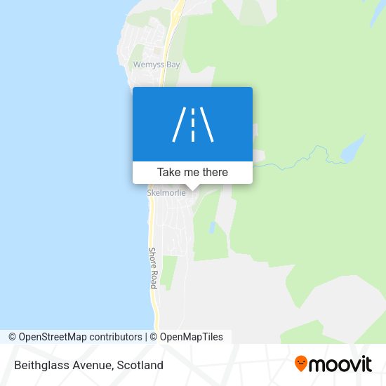 Beithglass Avenue map