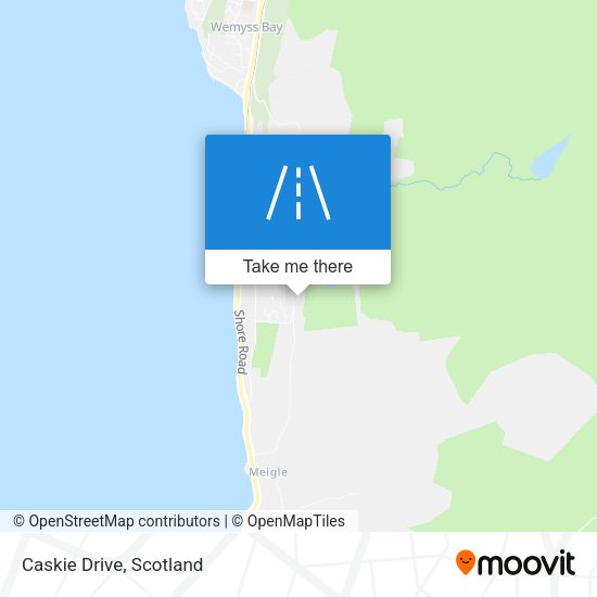 Caskie Drive map