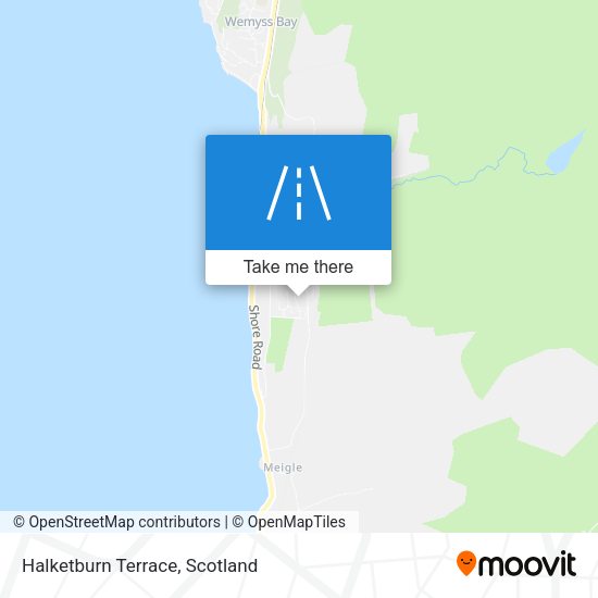 Halketburn Terrace map
