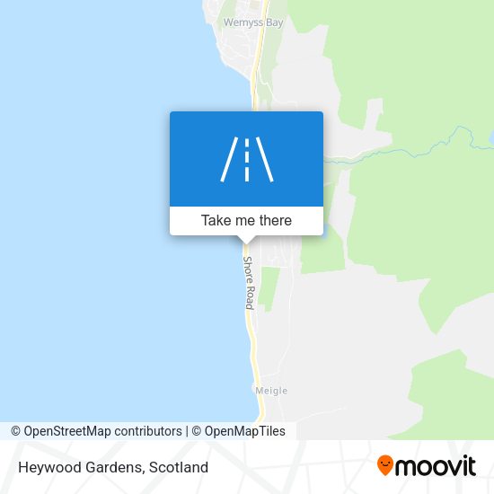Heywood Gardens map