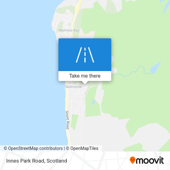 Innes Park Road map