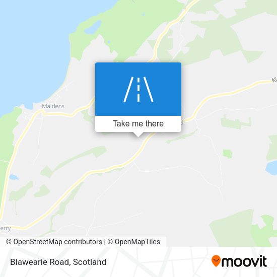 Blawearie Road map