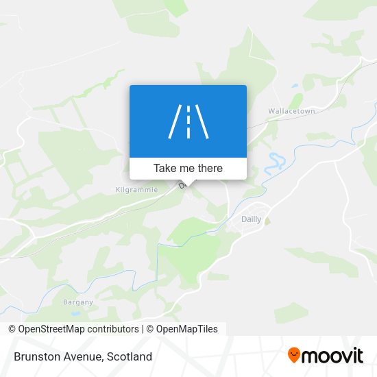 Brunston Avenue map