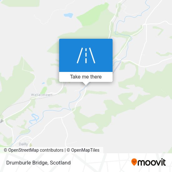 Drumburle Bridge map