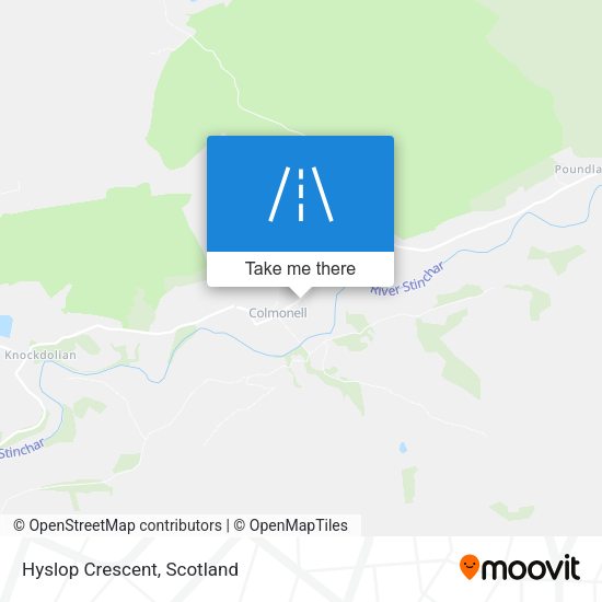 Hyslop Crescent map
