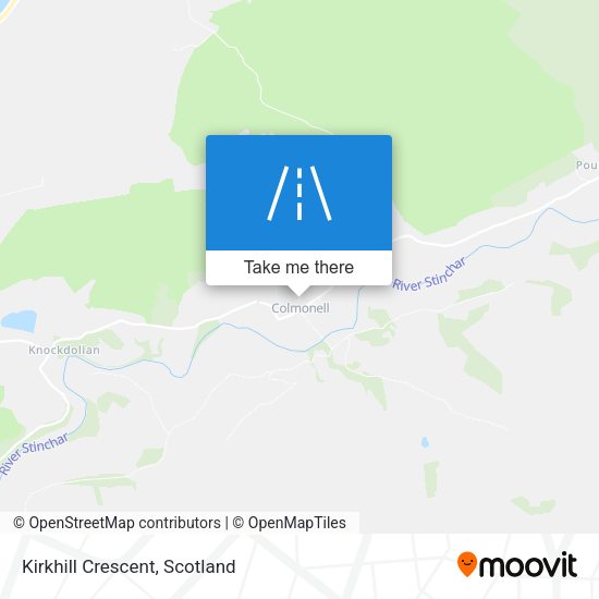 Kirkhill Crescent map
