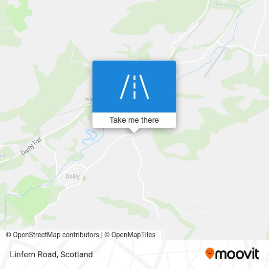 Linfern Road map