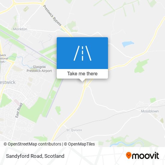 Sandyford Road map