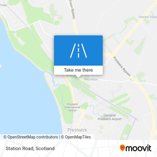Station Road map