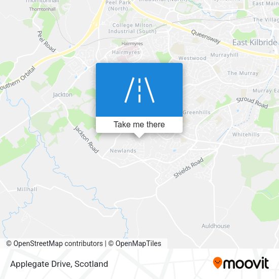 Applegate Drive map