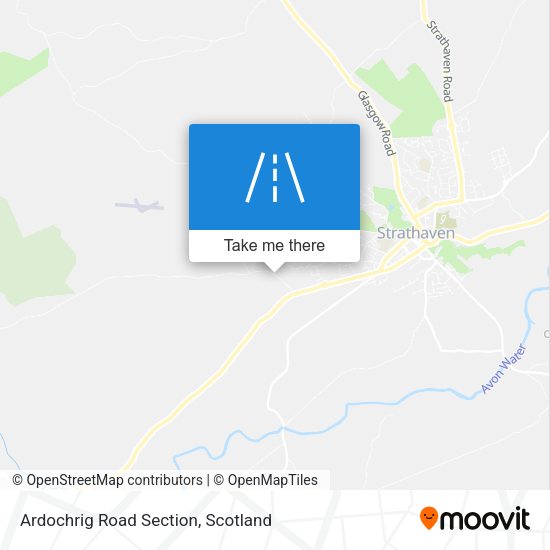 Ardochrig Road Section map
