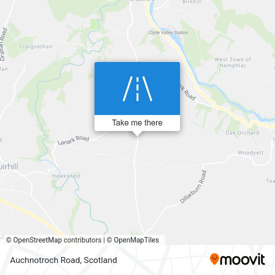 Auchnotroch Road map