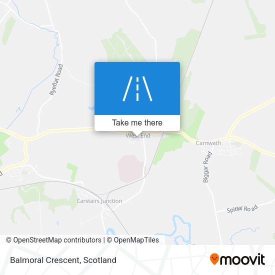Balmoral Crescent map