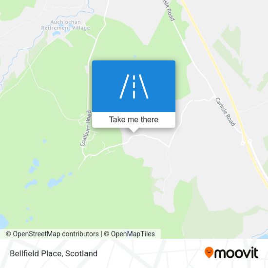 Bellfield Place map