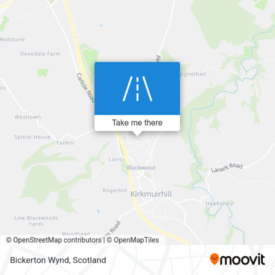 Bickerton Wynd map