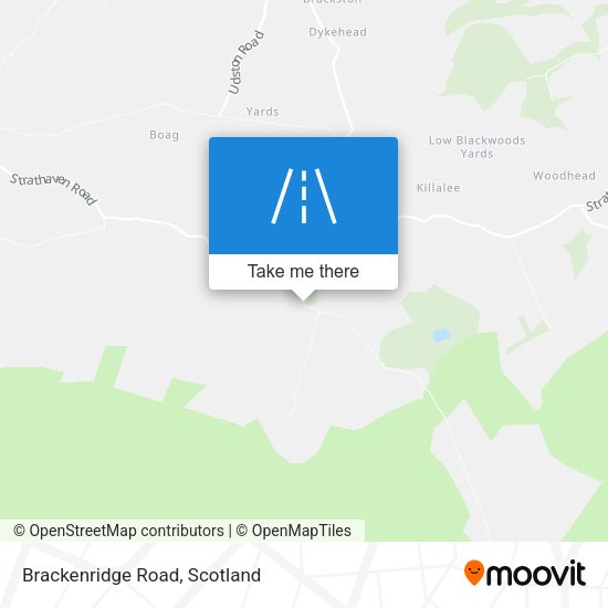 Brackenridge Road map