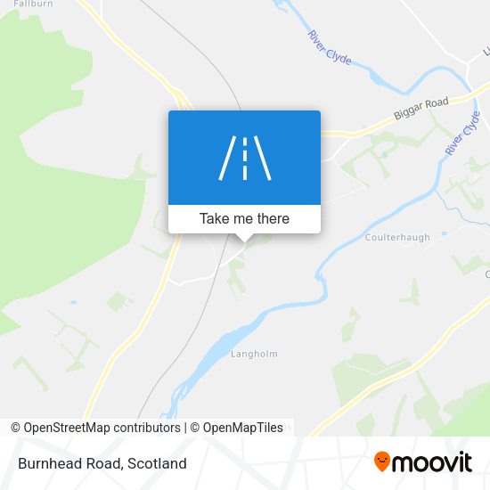 Burnhead Road map