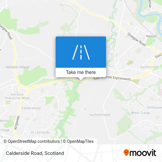 Calderside Road map