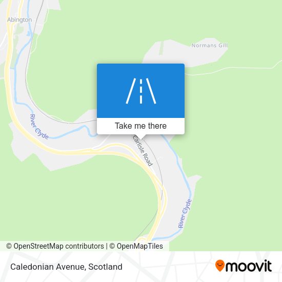 Caledonian Avenue map