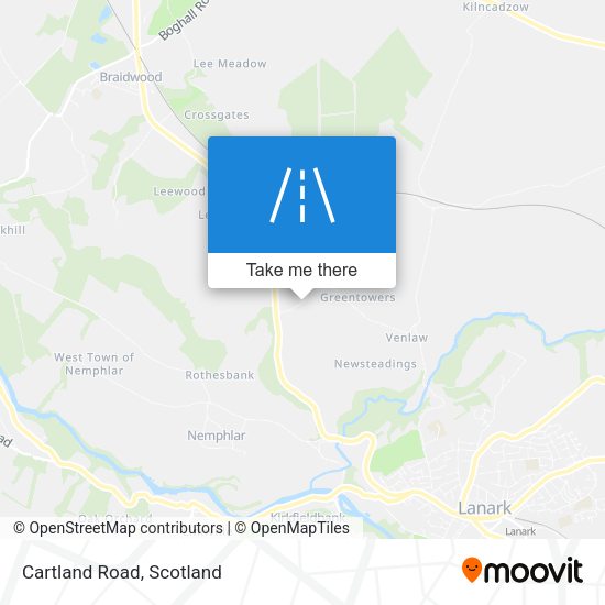 Cartland Road map