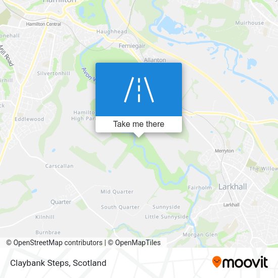 Claybank Steps map