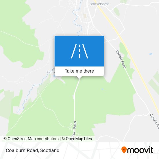 Coalburn Road map