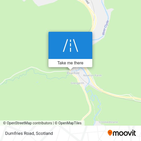 Dumfries Road map