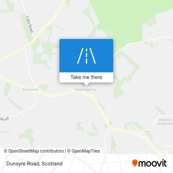 Dunsyre Road map