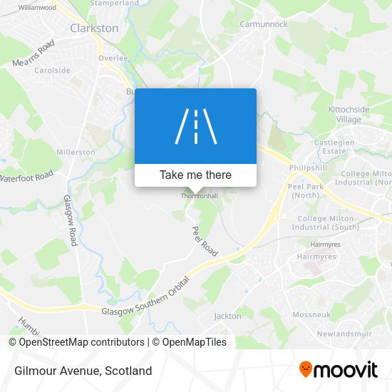 Gilmour Avenue map