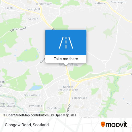 Glasgow Road map