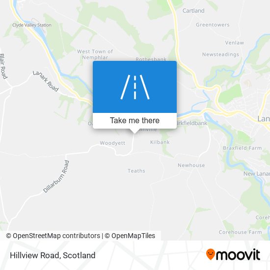 Hillview Road map