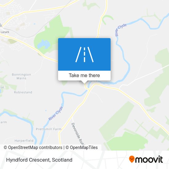 Hyndford Crescent map
