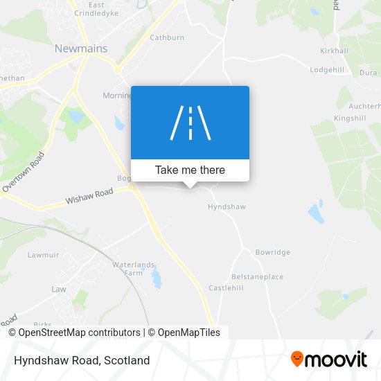Hyndshaw Road map