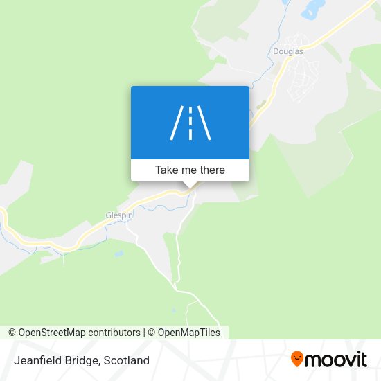 Jeanfield Bridge map