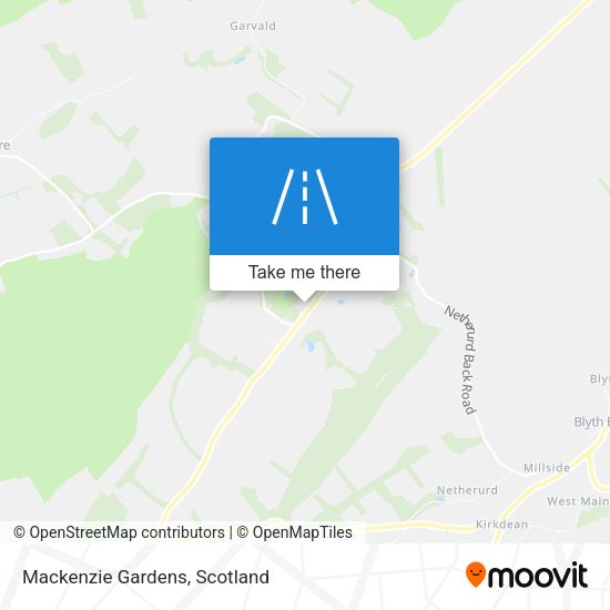 Mackenzie Gardens map