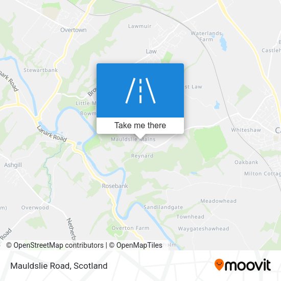 Mauldslie Road map