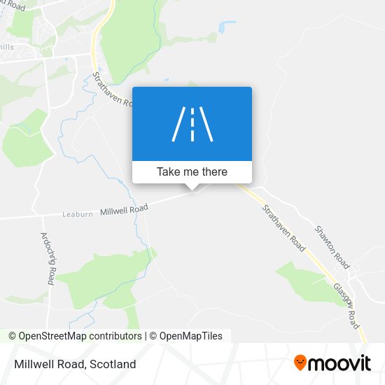Millwell Road map